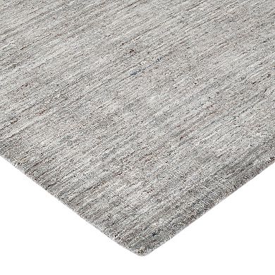 HomeRoots Rectangle Abstract Wool Area Rug