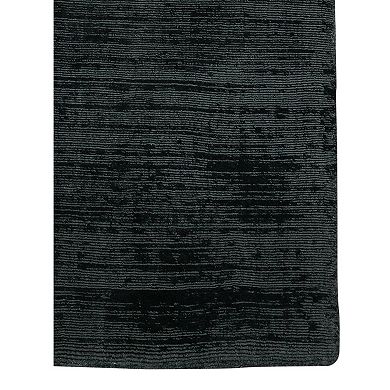 HomeRoots Rectangle Abstract Viscose Area Rug