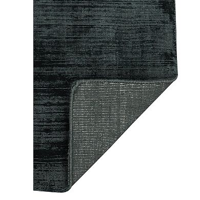 HomeRoots Rectangle Abstract Viscose Area Rug