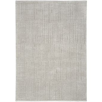 HomeRoots Rectangle Abstract Polypropylene, Polyester Area Rug