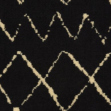HomeRoots Rectangle Abstract Polypropylene Area Rug