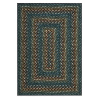 Vintage Woven Pattern Machine Washable Area Rug Low-Pile Soft Stain-Resistant Carpet for Bedroom