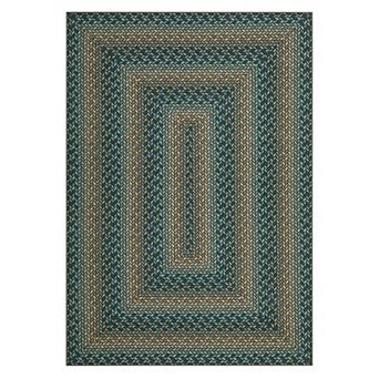 Vintage Woven Pattern Machine Washable Area Rug Low-Pile Soft Stain-Resistant Carpet for Bedroom