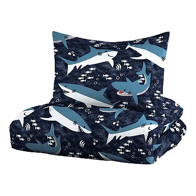 Dream Factory Sharks Comforter Set