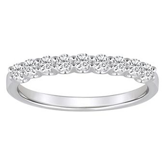 Alyson Layne 10k Gold 1/2 Carat T.W. Lab-Grown Diamond Anniversary Band Ring