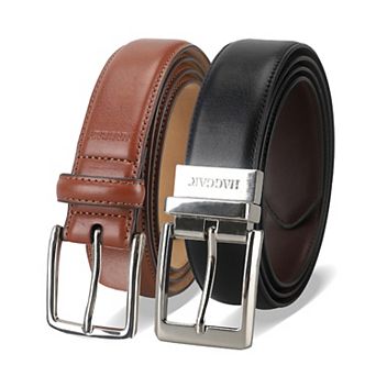 Men's Haggar® 2-Pack Reversible Stretch Casual Belts