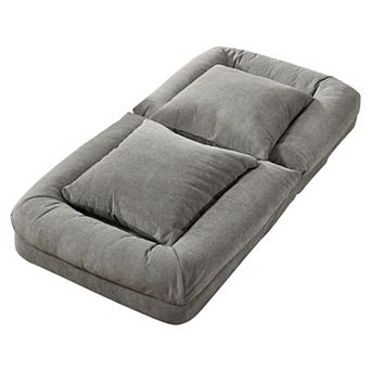 Oversized Adjustable Lounge Chair Sofa Bed Memory Foam, 5 Reclining Positions, 2 Removable Pillows