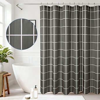 Awesome Home Windowpane Printed Shower Curtain