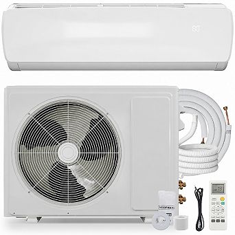 9000 BTU Ductless Mini Split AC, 19 SEER2, Ultra-Quiet, Covers 450 Sq. Ft.