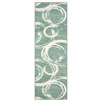 Abstract Machine Washable Area Rug Soft, Machine Washable, Mark Resistant Carpet for Living Room