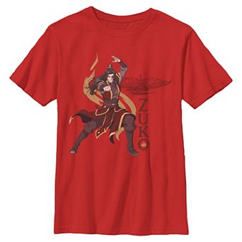 Boys 6-20 Avatar The Last Airbender Fire Lord Zuko Graphic Tee