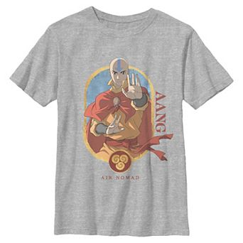 Boys 6-20 Avatar The Last Airbender Aang Air Nomad Graphic Tee