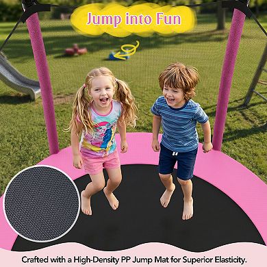 Merax 5.5 FT Kids Trampoline with Safety Net and Enclosure