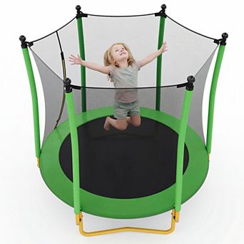 Merax 5.5 FT Kids Trampoline with Safety Net and Enclosure