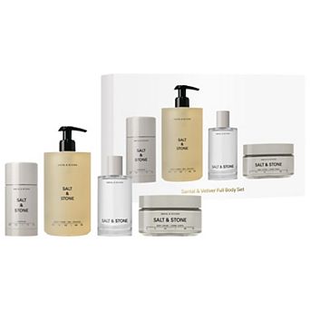 SALT & STONE Santal & Vetiver Holiday Body Essentials Gift Set