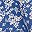 Blue White Print
