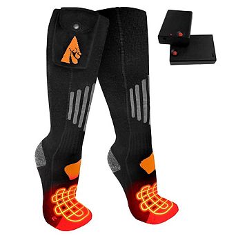 ActionHeat AA Wool Battery Heated Socks