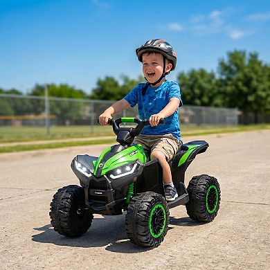 Aosom 4 Wheeler for Kids, Electric ATV
