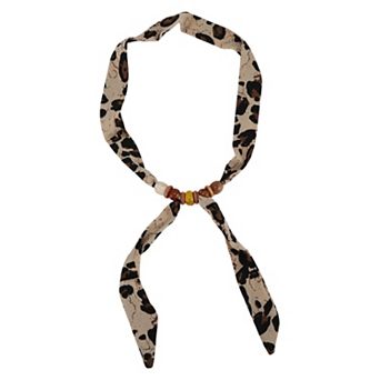 Leopard Print Collarbone Necklace 1 pc