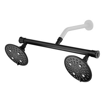 SUMERAIN Dual Manifold Shower Kit-Dual Shower Head with 6 Modes and 360° Swivel Head (150mm)