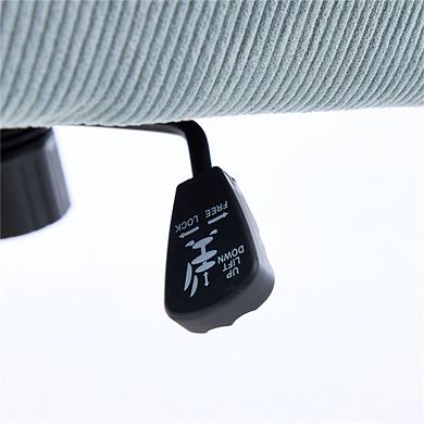 Mid-Back Liftable Office Chair - Ergonomic Desk Chair, Adjustable Height, Lumbar Support for Work