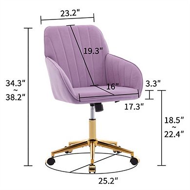 Office Chair for Home, Ergonomic Swivel Chair, Adjustable Backrest Seat,Comfortable for Long Sitting