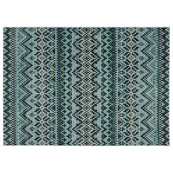 Chevron Machine Washable Area Rug Non-Slip Non-Shedding Stain-Resistant Carpet for Living Room