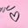 Pink Heart Love