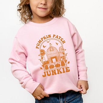 Pumpkin Patch Junkie - Toddler Graphic Sweatshirt