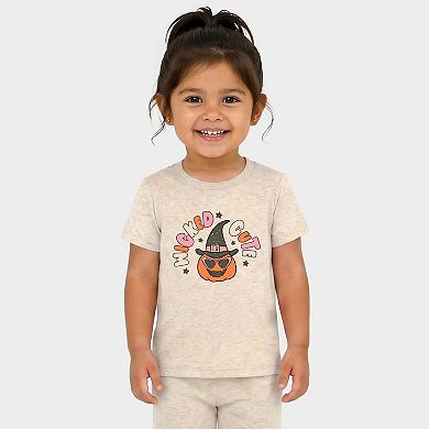 Wicked Cute Pumpkin - Toddler Crew Shorts Set