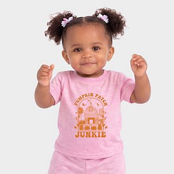 Pumpkin Patch Junkie - Infant Jogger Pant Crew Set