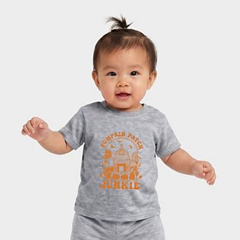Pumpkin Patch Junkie - Infant Jogger Pant Crew Set