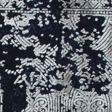 HomeRoots Rectangle Abstract Viscose Area Rug