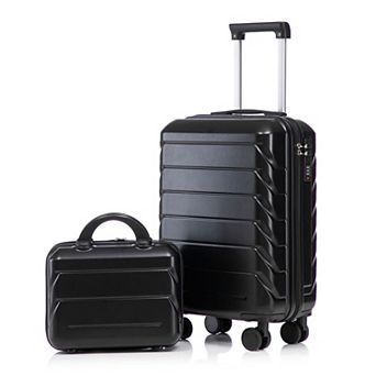 KTMBDW Luggage 2 pc Set Suitcase Spinner Hardshell Lightweight Combination Lock