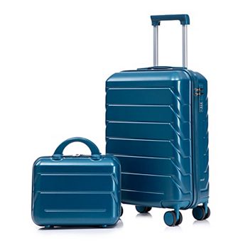 KTMBDW Luggage 2 pc Set Suitcase Spinner Hardshell Lightweight Combination Lock