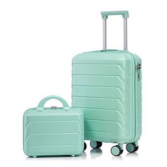 KTMBDW Luggage 2 pc Set Suitcase Spinner Hardshell Lightweight Combination Lock