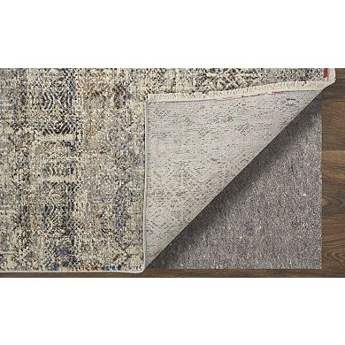 HomeRoots Rectangle Abstract Polypropylene Area Rug