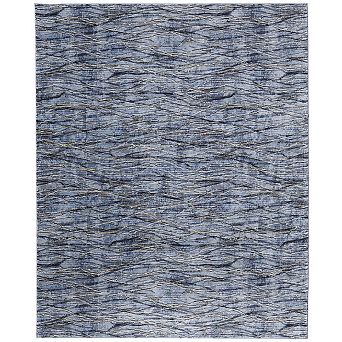 HomeRoots Rectangle Abstract Polypropylene Area Rug