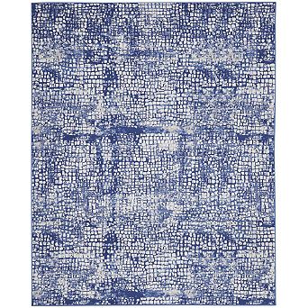 HomeRoots Rectangle Abstract Polypropylene Area Rug