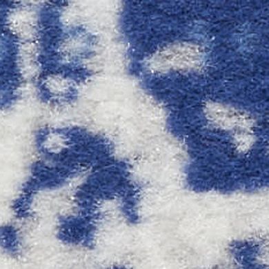 HomeRoots Rectangle Abstract Polypropylene Area Rug