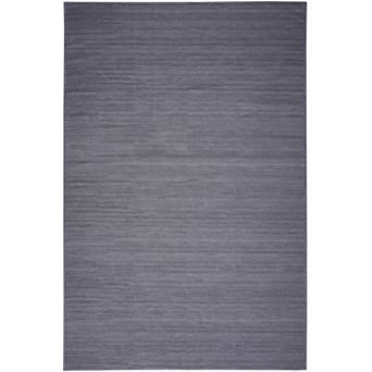 HomeRoots Rectangle Abstract Polyester Blend Area Rug