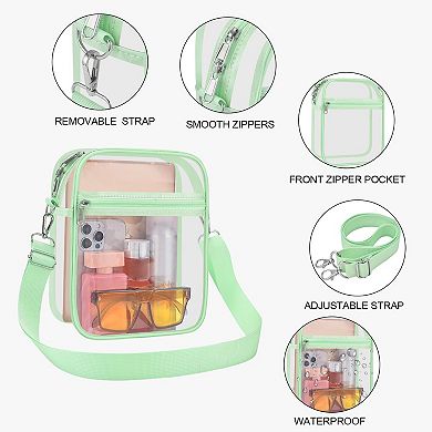 Clear Messenger Bag Crossbody Stadium Approved