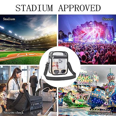 Clear Messenger Bag Crossbody Stadium Approved