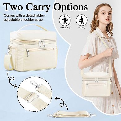 Insulated Leak-proof Lunch Cooler Bag Portable Lightweight