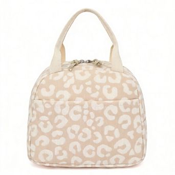 Corduroy Lunch Tote Women Work Picnic Travel