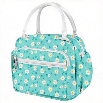 Lunch Bag Women Quilted Cooler Waterproof Butterfly