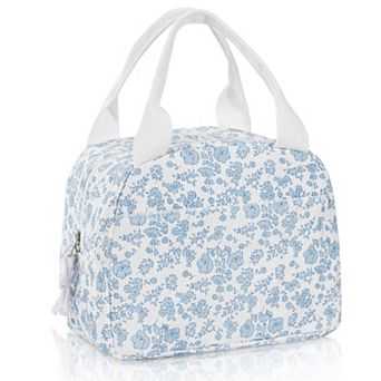 Lunch Bag Women Insulated Cooler Corduroy Tote Leakproof Travel Work Picnic