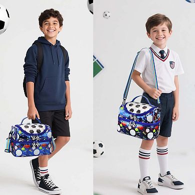 Lunch Bag Double Decker Cooler Box Washable Reusable School