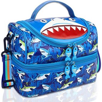 Lunch Bag Double Decker Cooler Box Washable Reusable School