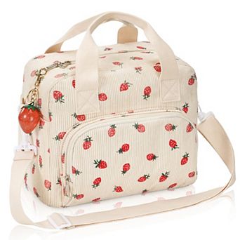 Quilted Lunch Bag Women Leakproof Cooler Tote